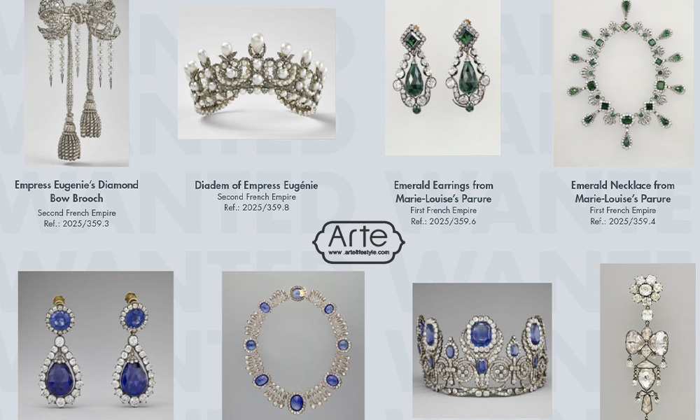 جواهرات سرقت شده موزه لوور