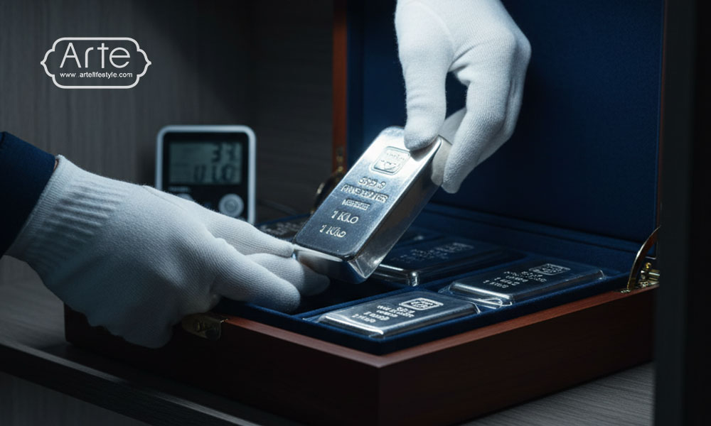 راهنمای نگهداری شمش نقره