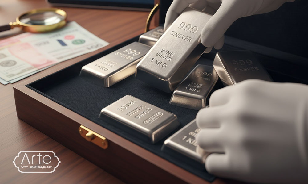 مزایای سرمایه‌گذاری در شمش نقره