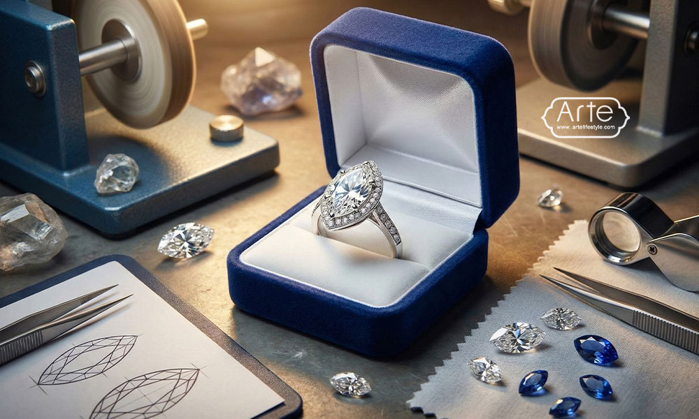 مقایسه تراش‌های جواهرات: تراش مارکیز  (Marquise Cut)